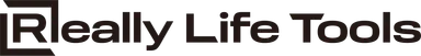 ロゴ：Really Life Tools(黒文字)