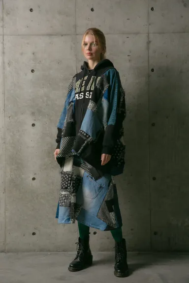 デニムコラージュZIP