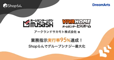 ホームセンタームサシ、Shopらん(R)導入で指示実行率95％達成