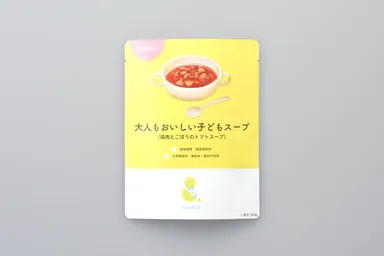 大人もおいしい子どもスープ(鶏肉とごぼうのトマトスープ)2歳頃から　パッケージ