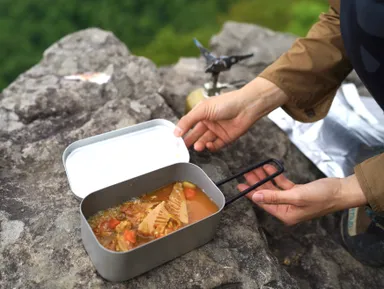 ご褒美メスティン飯