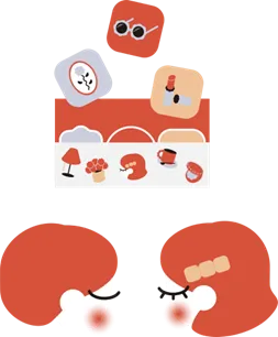 カードに応じたスイーツを