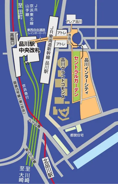 セントラルガーデン地図