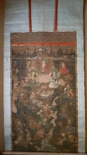 十六羅漢像掛軸（伝兆殿司筆）