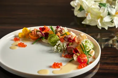 タコレイサラダ　味噌ビネグレット