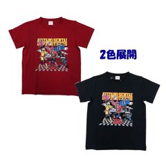 アバタロウギアカクレンジャー付き半袖Tシャツ　キッズ