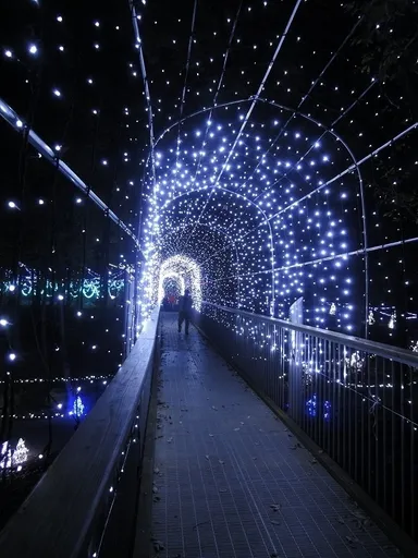 大町・松川地区(流れる光の洞窟)※昨年度の様子