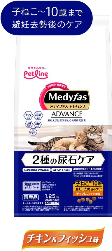 子ねこから10歳まで避妊去勢後のケア