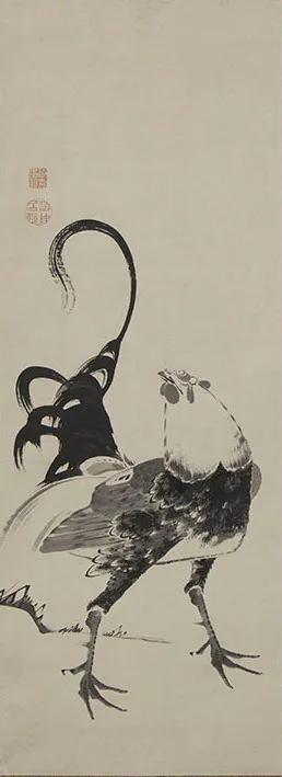 伊藤 若冲「鶏図」