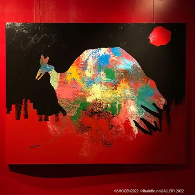 《Territory#7》水性ペンキ、キャンバス SHOGEN 2022