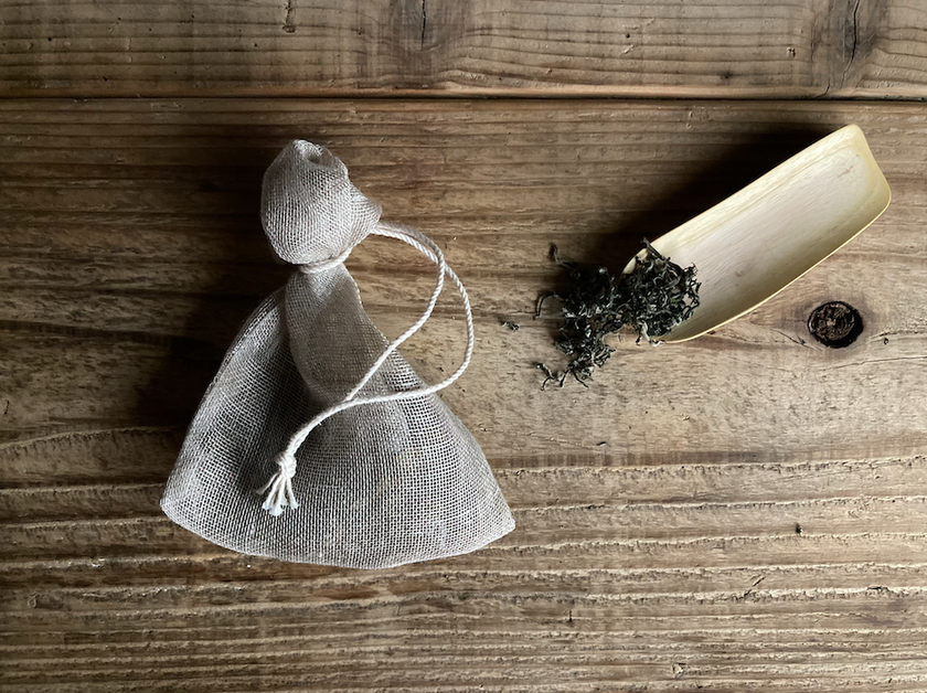 繰り返し使えるサステナブルな和歌山のお茶っぱ袋、
2022年5月1日(日)より公式Web shopで販売中！