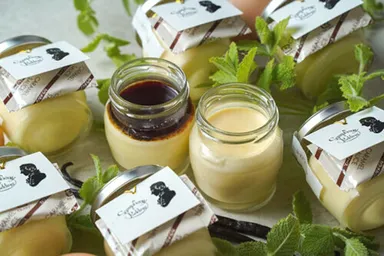 モーツァルトを聴いて育った牛の「シンフォニープディング」8個入