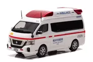 CARNEL 1/43 日産 パラメディック 2018 神奈川県横浜市消防局高規格救急車：左前