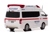 CARNEL 1/43 日産 パラメディック 2018 神奈川県横浜市消防局高規格救急車：右後