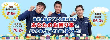 便利屋お助けマスター大阪店が便利屋依頼ランキングを発表