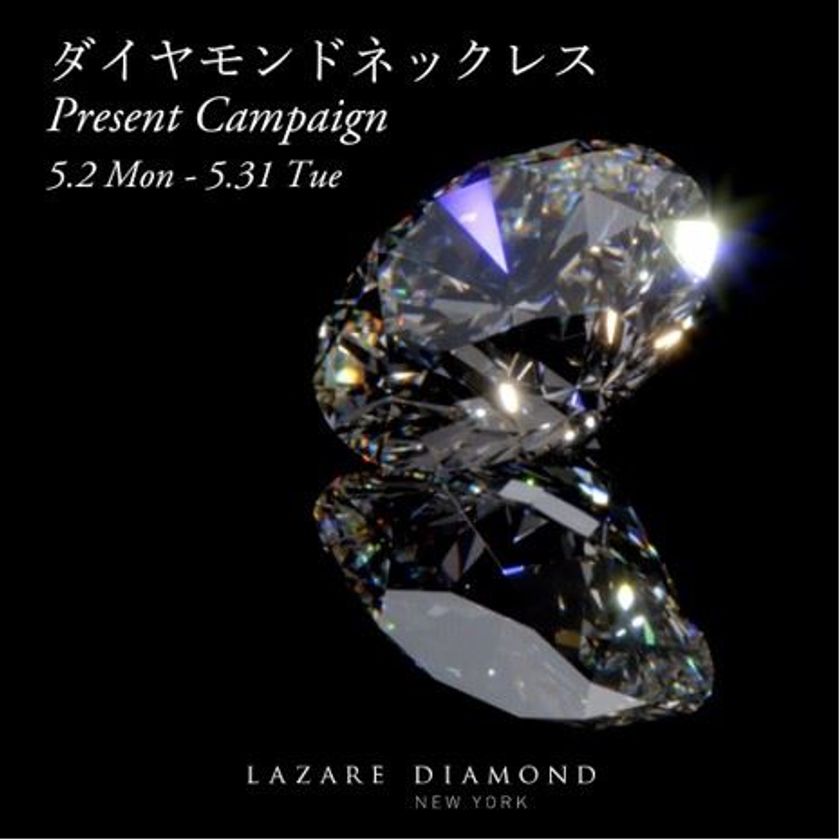 フォロー&いいね!で、光り輝くダイヤモンドネックレスを
インスタグラム『Present Campaign』を開催