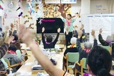 施設のイベントでもネパール人介護士活躍