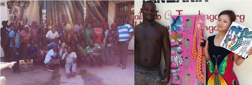 伊勢丹浦和店で「ティンガティンガアートとアフリカン雑貨展」開催　
米田 泉が『アフリカンアートに捧げた人生～SDGs～』