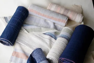 魅力的なコットン生地