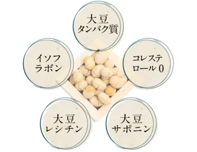 みんなのカラダにうれしい大豆の豊富な栄養素