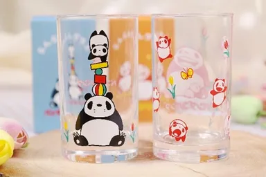 パンダコパンダ らんらんグラス 逆立ち／パンちゃんがいっぱい