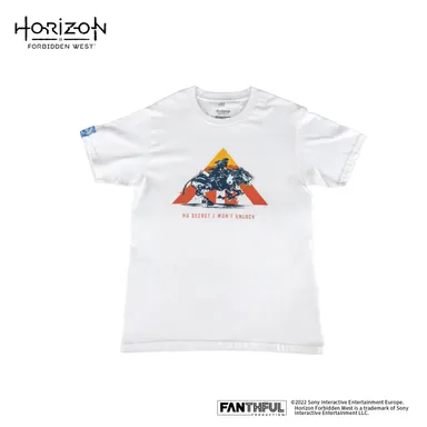 Horizon Forbidden West アーロイ ライドTシャツ(白)
