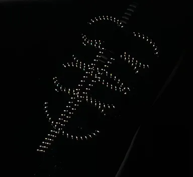 反射材入りのゴム紐