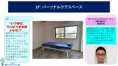 2階：パーソナルケアスペース