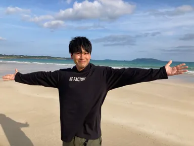 山下健二郎　五島の海