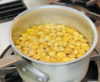 ガーリックオイル　製造工程