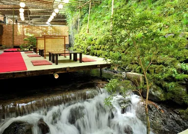 「貴船の川床」イメージ　　　 　　　　　　　　　　　　  貴船神社