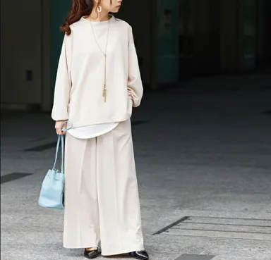 シワになりにくいお洒落セットアップ