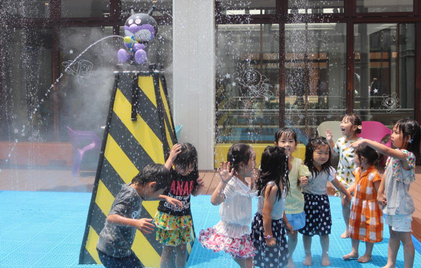 ばいきんまんのいたずら水あそび広場 3年ぶりにパワーアップしてリニューアルオープン 22年6月1日 水 9月26日 月 仙台アンパンマンこどもミュージアム モールのプレスリリース