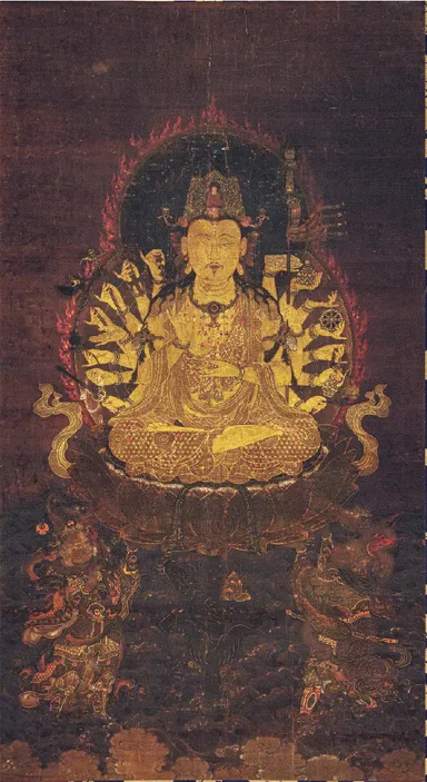 准胝観音菩薩像　室町時代