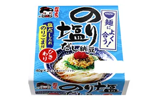 麺によく合う！のり塩だしひきわり納豆