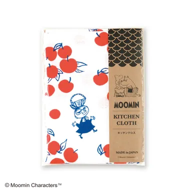 ムーミン キッチンクロス『リトルミイ＆りんご』