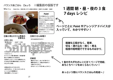 レシピサンプル