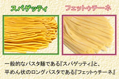 2種類の半生麺
