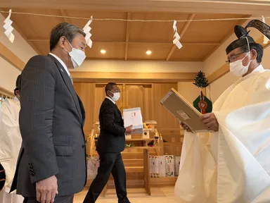 宇佐神宮司と吉村会長