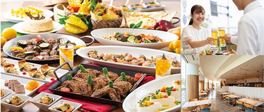 快適なホテル館内で スパイシー料理と涼を味わう！
JRホテルクレメント高松 ビアホール開催
6月3日（金）～8月30日（火） 1階 カフェ＆レストラン「ヴァン」にて