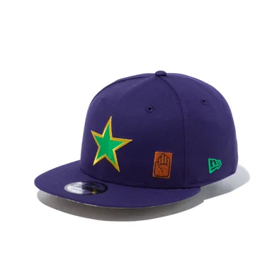ジョジョの奇妙な冒険　ストーンオーシャン【NEW ERA】キャップ　9FIFTYモデル　JOTARO PURPLE(3)