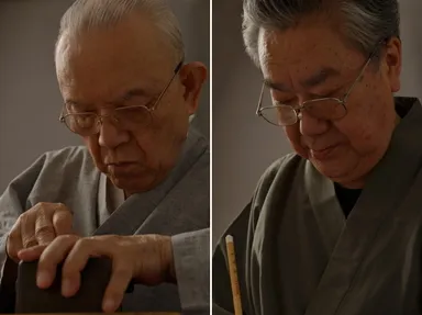 左：松崎秀碩 / 右：岩本博幸