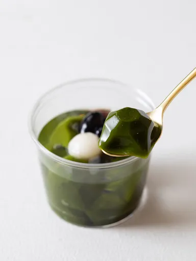 横浜テイクアウト限定　はんなりゼリー　お濃い抹茶