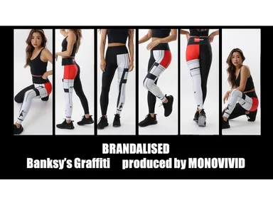 モデル写真レギンス　Balloon Girl