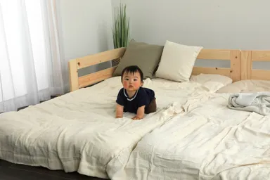 川の字ひのきベッド (連結タイプ)