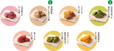 「生わらび餅」シリーズ