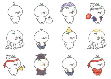 長草くんNFTアート サンプル画像(監修中につき変更になる場合がございます)