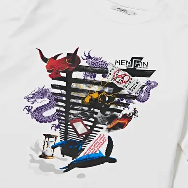デザインTシャツ -COLLAGE- 仮面ライダー電王(3)
