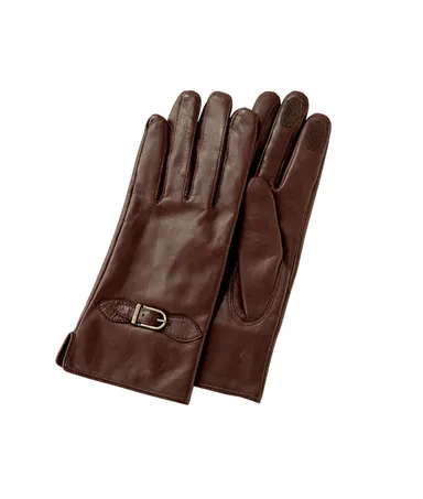 スマートフォン対応レザーグローブ(ベルテッドタイプ)