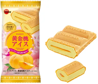 黄金桃アイス